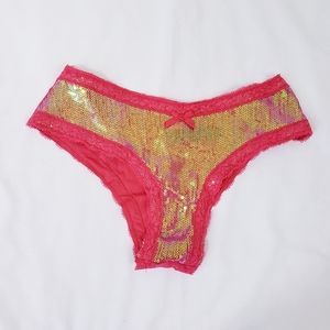 Victoria's Secret Very Sexy Cheeky Red Sequin New with Tags Size Small